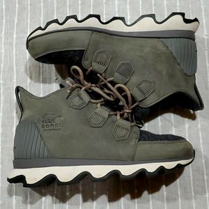 Sorel Women's Kinetic Caribou Boot, Quarry, Size 8